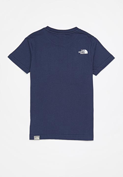 The North Face - Teens short sleeve simple dome tee - navy