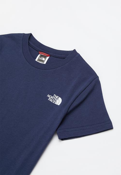 The North Face - Teens short sleeve simple dome tee - navy