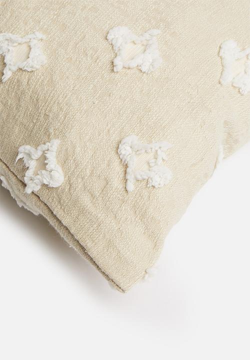 Sixth Floor - Nova tufted cushion cover - natural