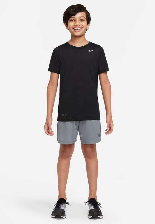 Nike - B nk df hbr short - smoke grey & black