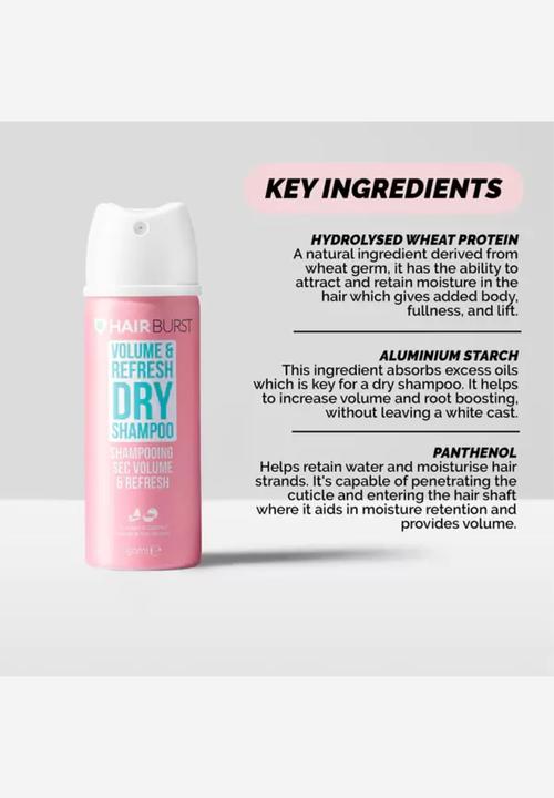 HairBurst - Volume & Refresh Dry Shampoo - Mini