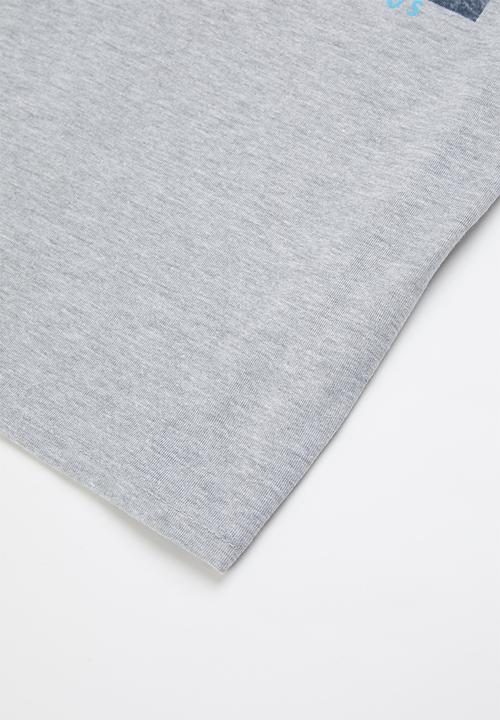 Rebel Republic - Graphic tee - grey melange