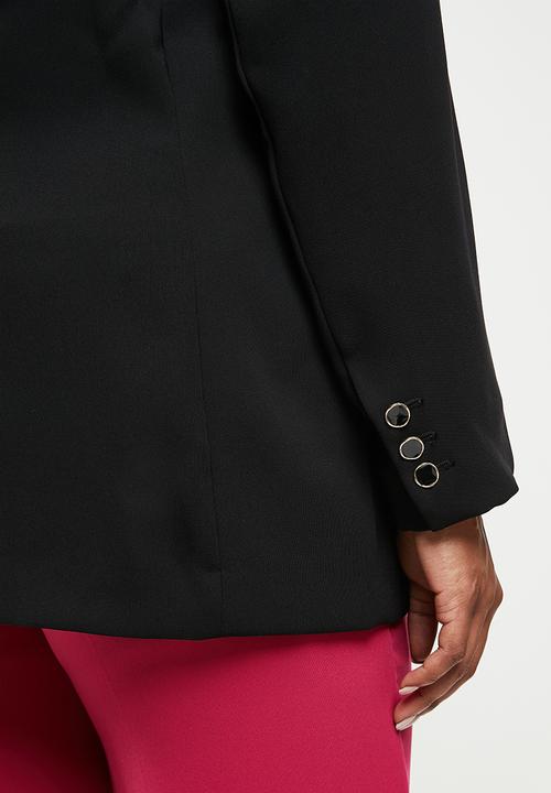 MANGO - Plus blazer iguana - black