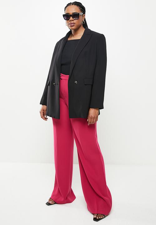 MANGO - Plus blazer iguana - black