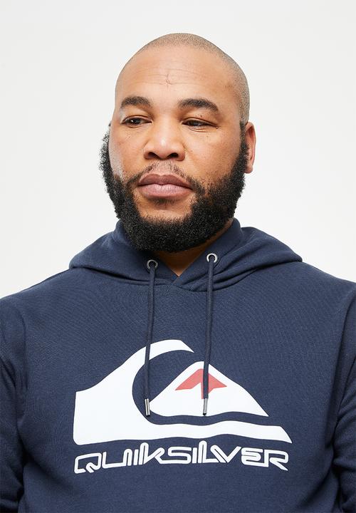 Quiksilver - Big logo hoodie - navy blazer