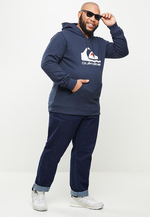 Quiksilver - Big logo hoodie - navy blazer