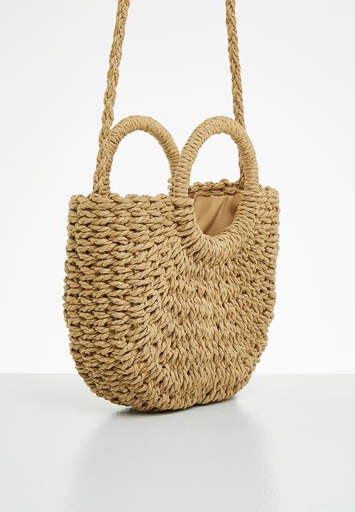 Superbalist - Straw top handle bag - natural
