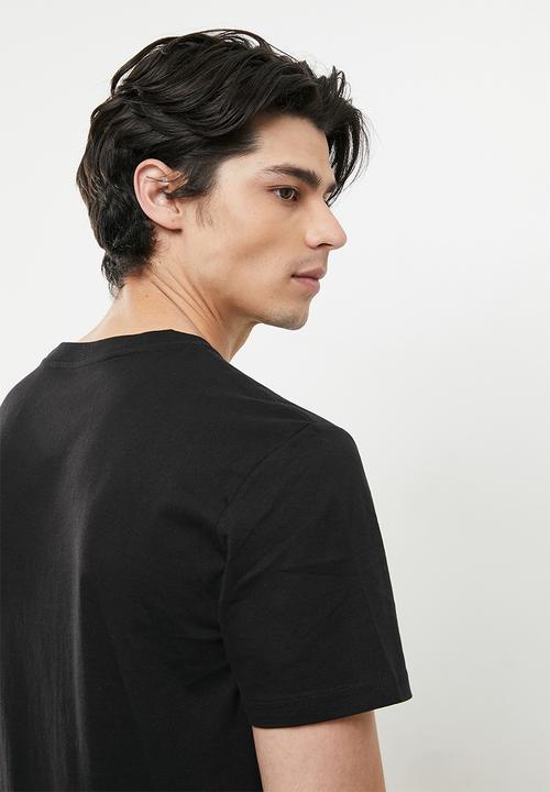 Cotton On - Mens essential crew 3 pack tee - black 