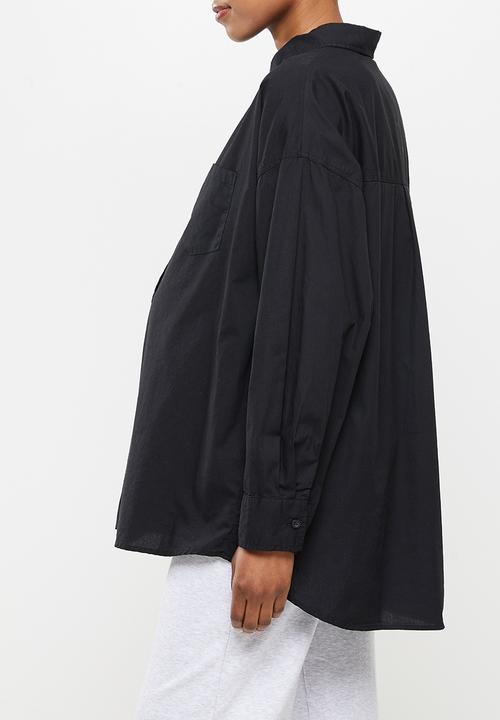 Cotton On - Maternity dad shirt - black