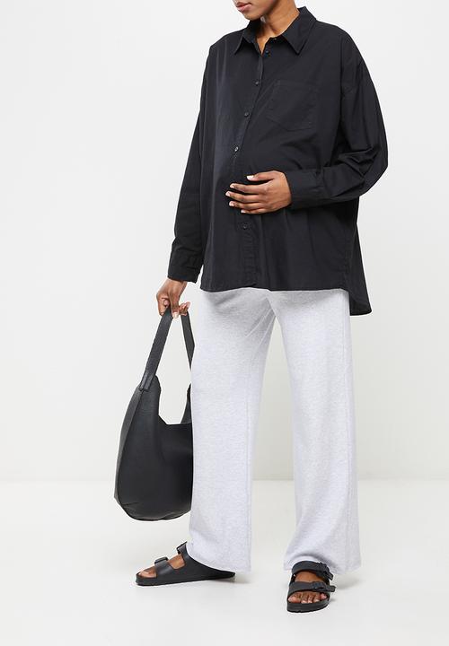 Cotton On - Maternity dad shirt - black