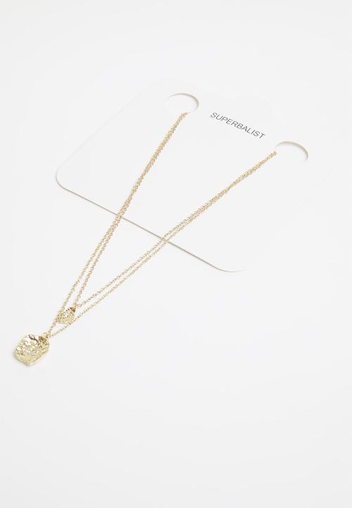 Superbalist - Maeve layered necklace - gold