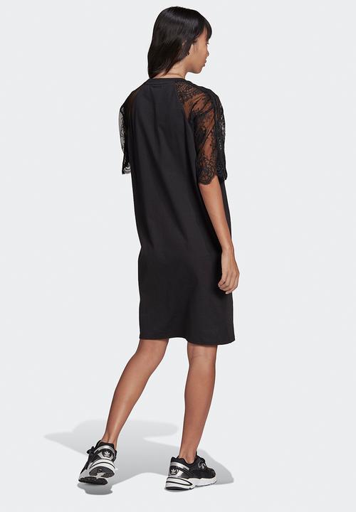 adidas Originals - Adicolour oversized tee dress - black