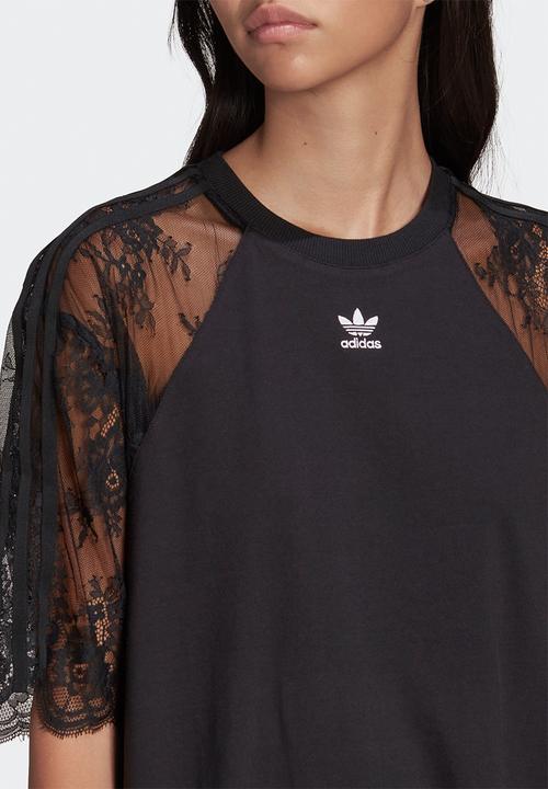 adidas Originals - Adicolour oversized tee dress - black