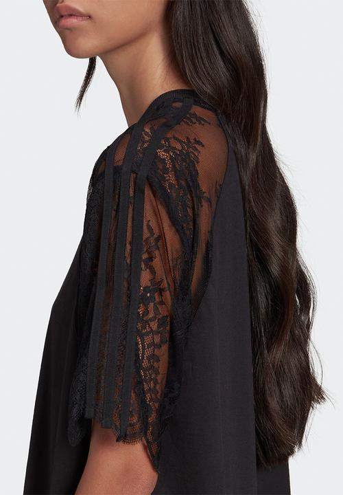 adidas Originals - Adicolour oversized tee dress - black