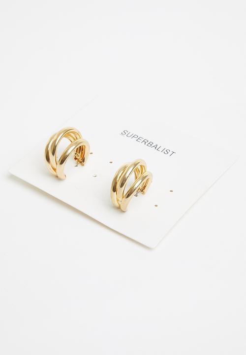 Superbalist - Lynn hoop earrings - gold