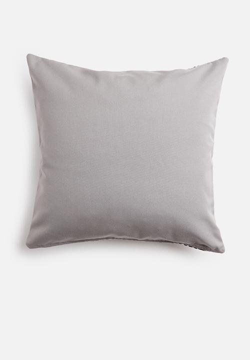 Hertex Haus - Morse outdoor cushion cover - ebony
