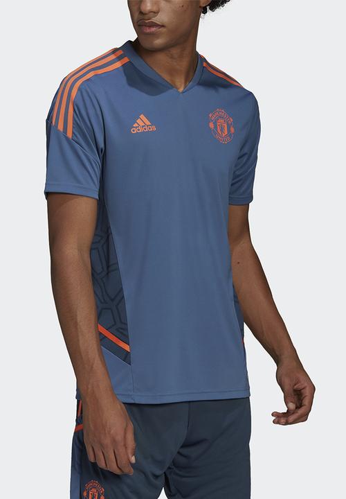 adidas Performance - Manchester United Condivo 22 Training Jersey - crew blue