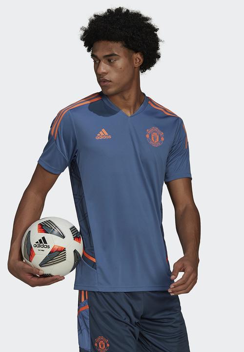 adidas Performance - Manchester United Condivo 22 Training Jersey - crew blue