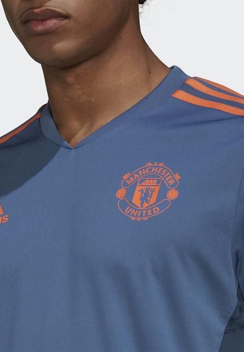 adidas Performance - Manchester United Condivo 22 Training Jersey - crew blue