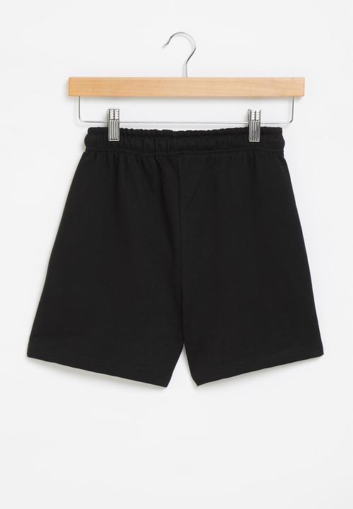 Superbalist - Printed sweat short - black