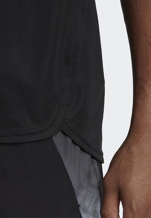 adidas Performance - Designed for Movement AEROREADY HIIT Slogan Tee  - black