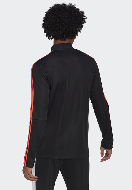 adidas Performance - Tiro essentials training top - Black & app solar red
