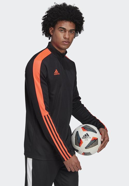 adidas Performance - Tiro essentials training top - Black & app solar red