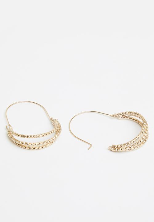 Superbalist - Ella hoop earrings - gold 