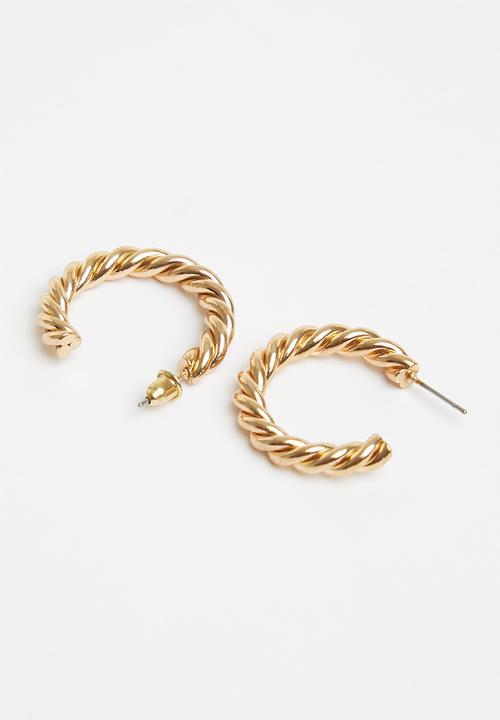 Superbalist - Gia hoop earrings - gold