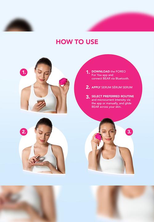 FOREO Sweden - BEAR™ Facelift - Fuchsia