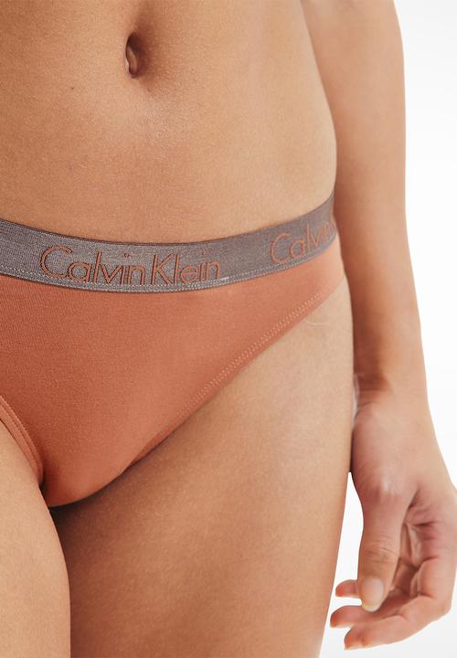 Calvin Klein - Thong 3 pack - multi 
