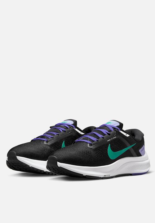 Nike - Nike air zoom structure 24 - black/neptune green-lapis-light thistle