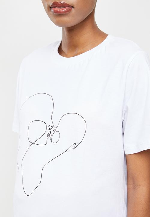 Superbalist - Maternity slogan/graphic tee - white
