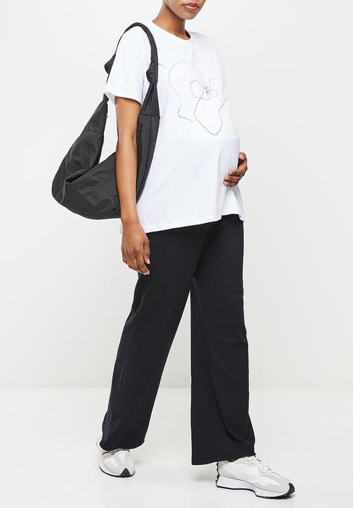 Superbalist - Maternity slogan/graphic tee - white