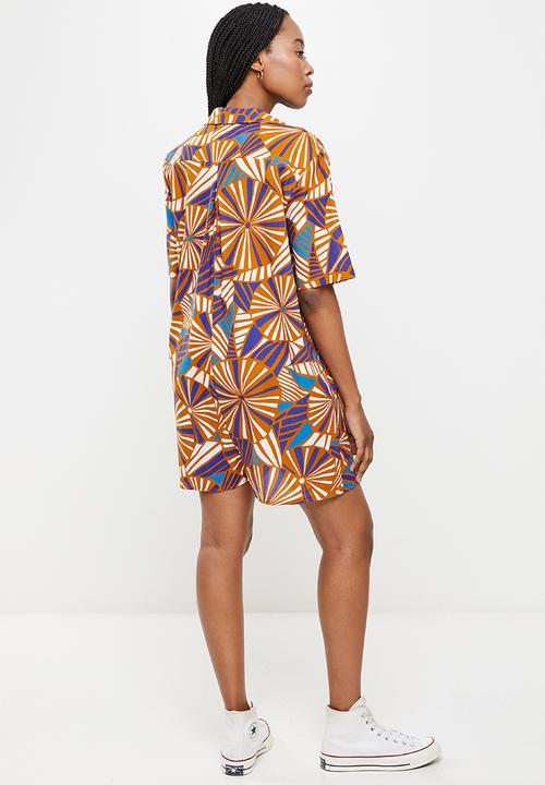 Trendyol - Patterned overall jumpsuit - multi 