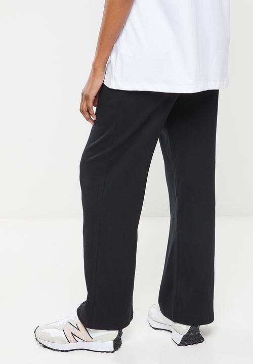 Superbalist - Maternity rib wide leg - black