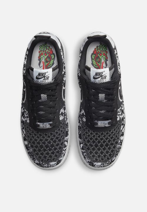 Nike - Af1 crater flyknit - black/black-white-pure platinum
