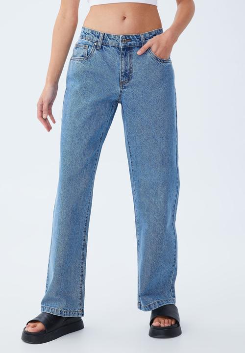 Petite low rise straight jean - offshore blue Cotton On Denim ...