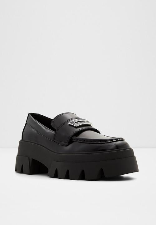 ALDO - Grandwalk leather loafer - black