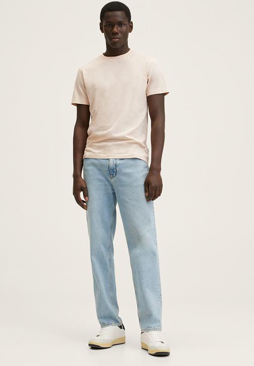 MANGO - Cherlo sustainable cotton basic T-shirt - neutral