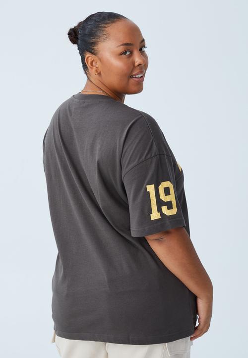 Cotton On - Curve oversized license graphic tee - Britney spears 1999 & ebony