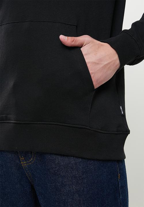 Only & Sons - Onskelloggs reg hoodie sweat - black