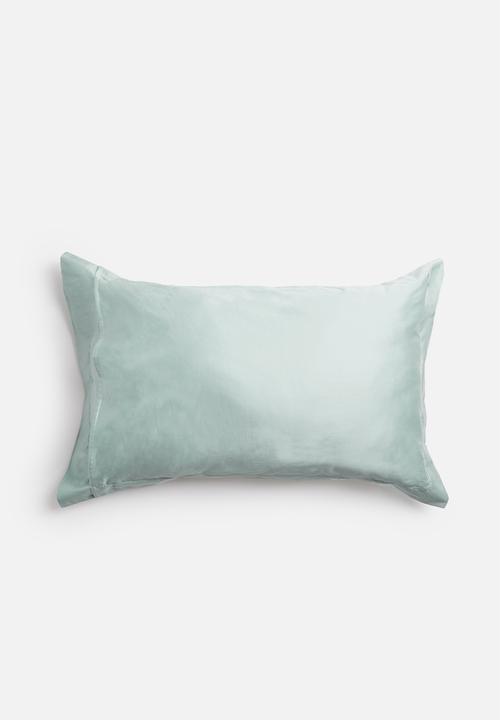 Sheraton Textiles - 400tc Egyptian cotton straight stitch pillowcase - duck egg 