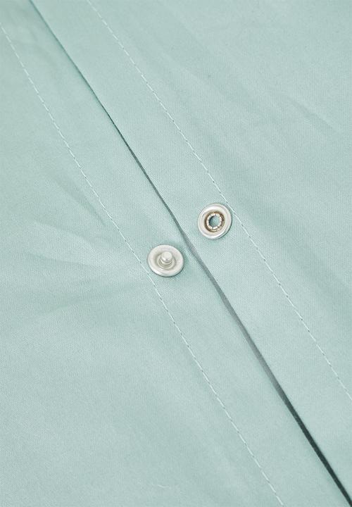 Sheraton Textiles - 400tc Egyptian Cotton straight stitch duvet cover set - duck egg 