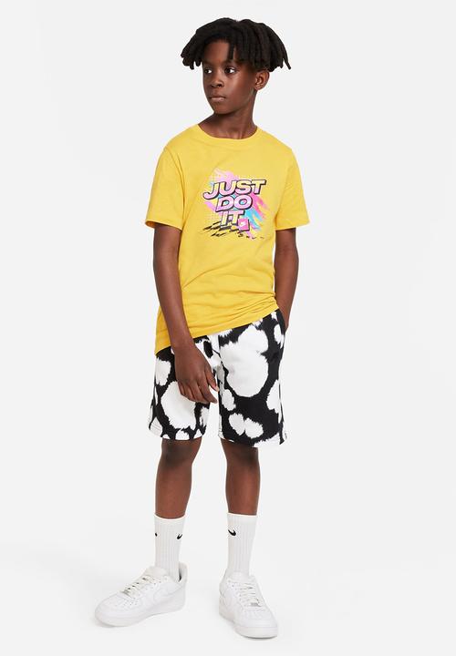 Nike - B nsw tee wildcard 3 - yellow ochre