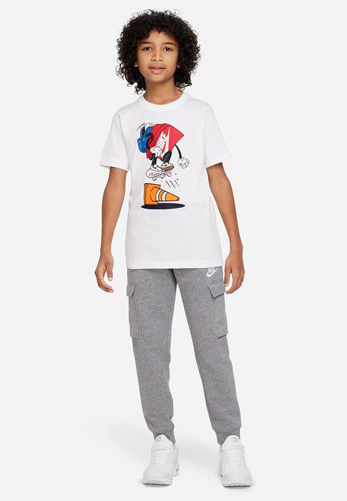Nike - B nsw tee boxy patch 2 fa22 - white