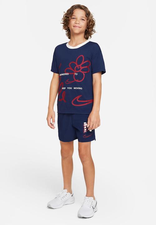 Nike - B nk df perf select short sleeve top - multi