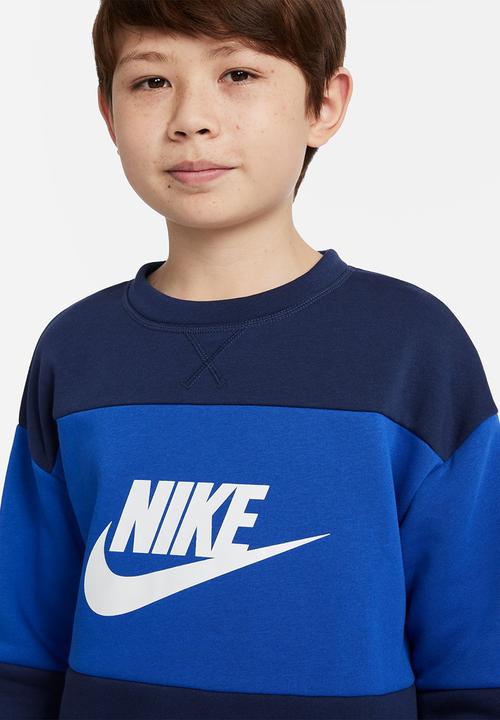 Nike - K nsw ft crew short tracksuit - multi