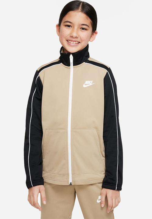 Nike - K nsw futura poly cuff ts - khaki & white