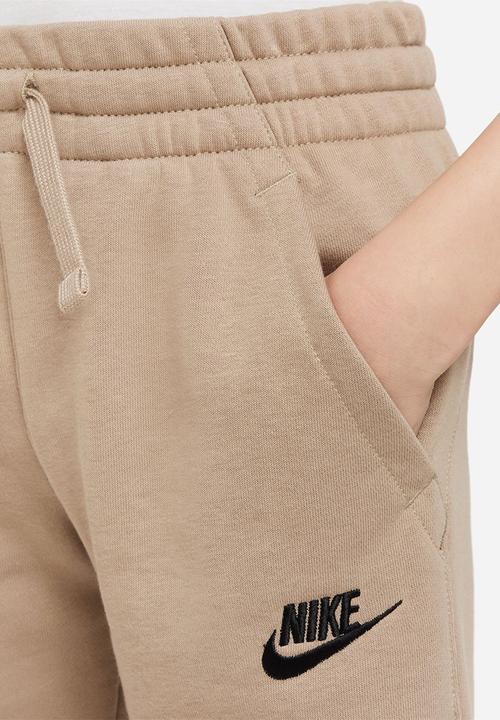 Nike - B nsw club ft jogger pant - khaki & black